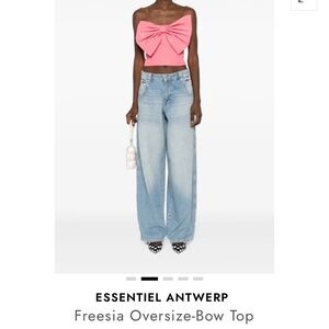 Freesia Oversized bow top